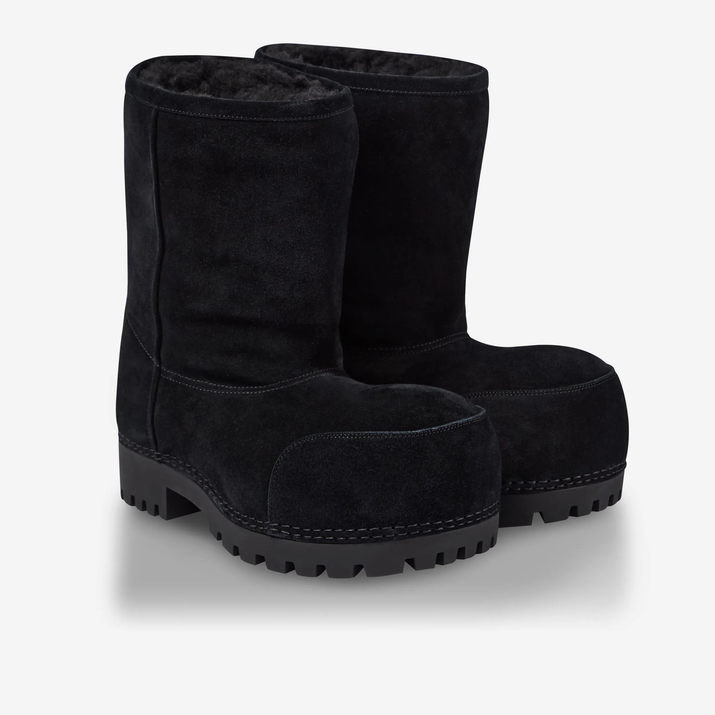 Balenciaga Alaska Fur Low Boot