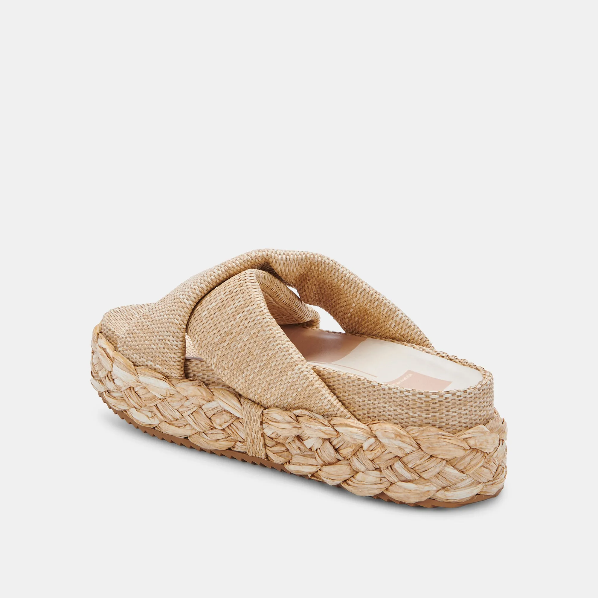 BLUME SANDALS LT NATURAL RAFFIA