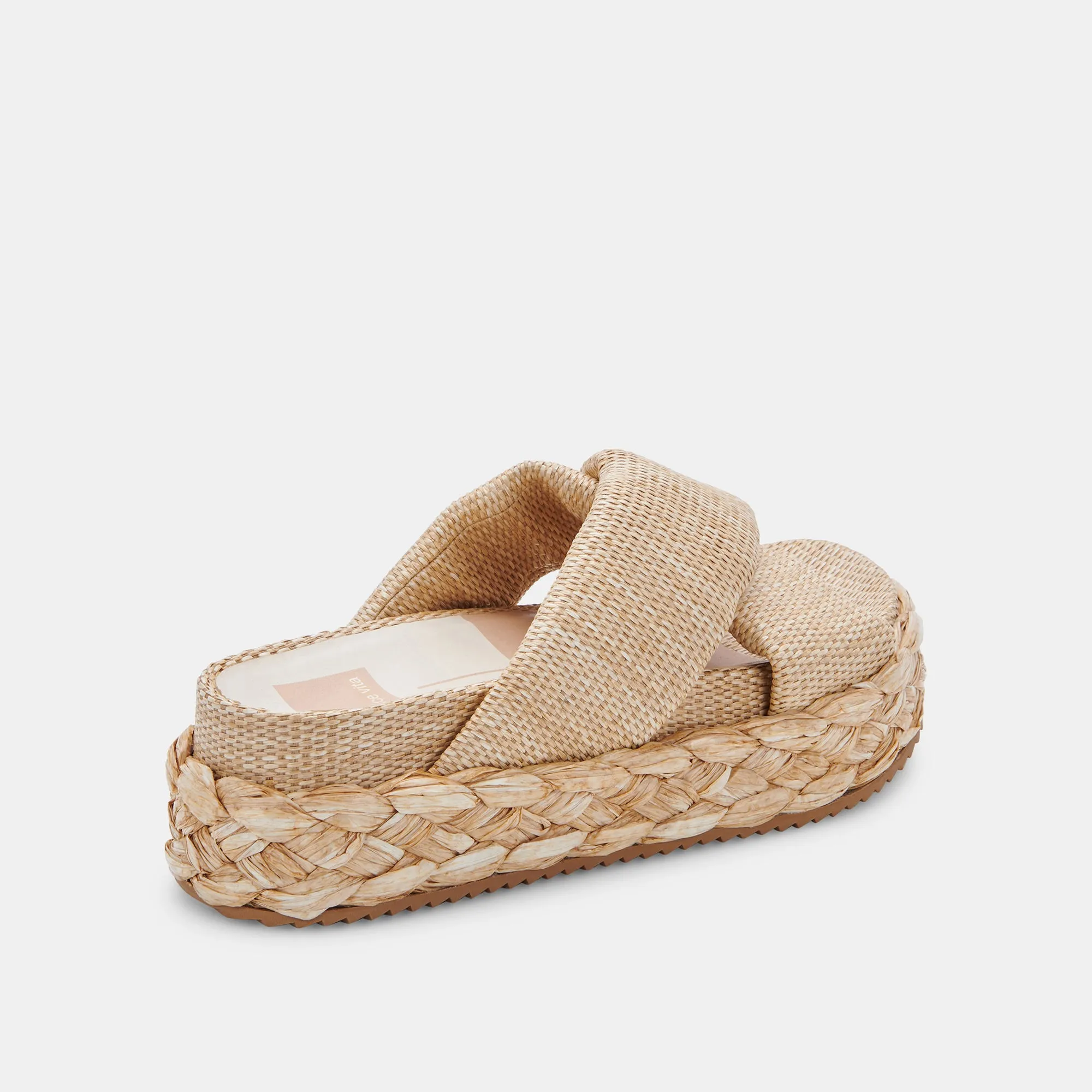 BLUME SANDALS LT NATURAL RAFFIA