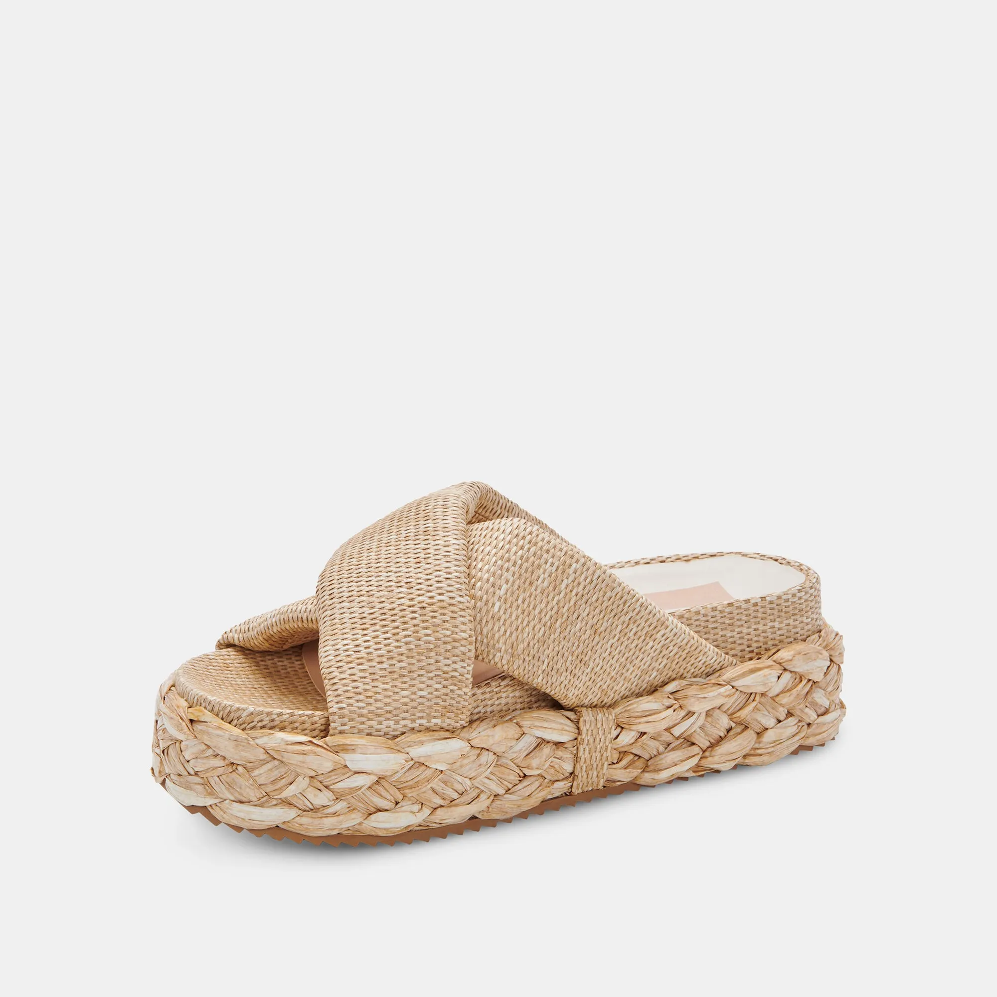 BLUME SANDALS LT NATURAL RAFFIA