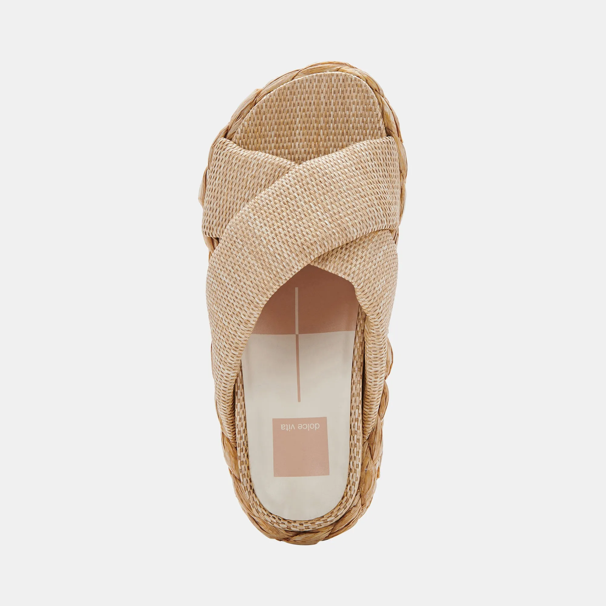 BLUME SANDALS LT NATURAL RAFFIA