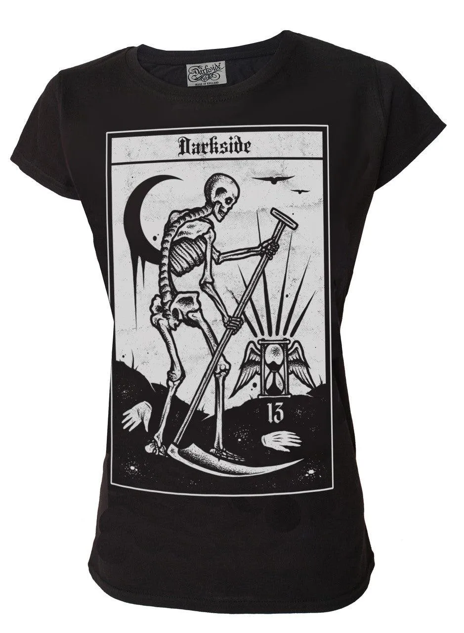 Darkside - DEATH TAROT - Women's Capsleeve T-Shirt - Black