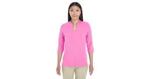 Devon & Jones Women's Perfect Fit Tailored Open Neckline Top DP188W