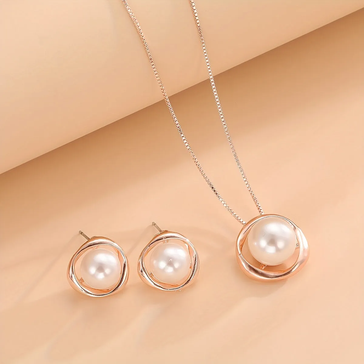 Elegant Faux Pearl Jewelry Set for Bridesmaids  Perfect Gift