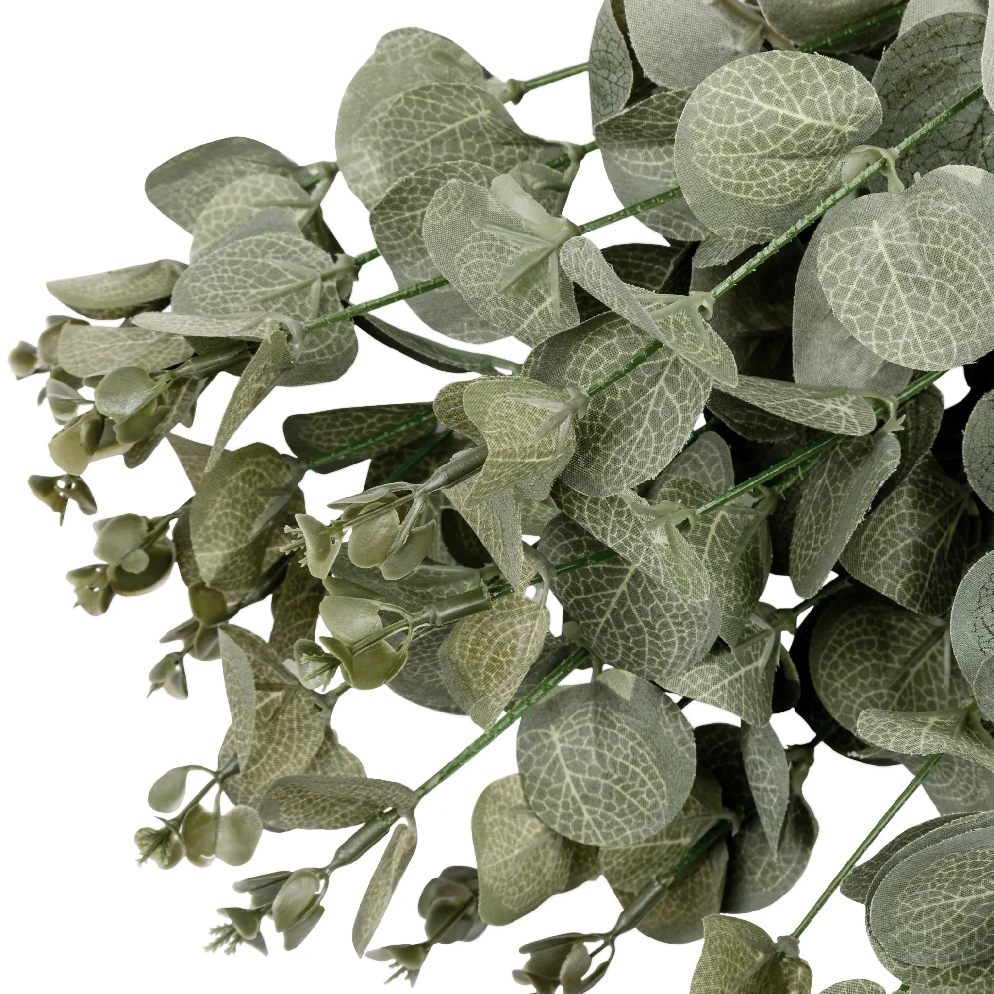 Eucalyptus Artificial Silk Greenery Bush Bundle