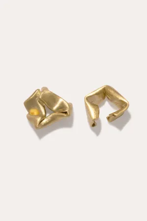 Everyone Wants to Rule the World - Gold Vermeil Earrings