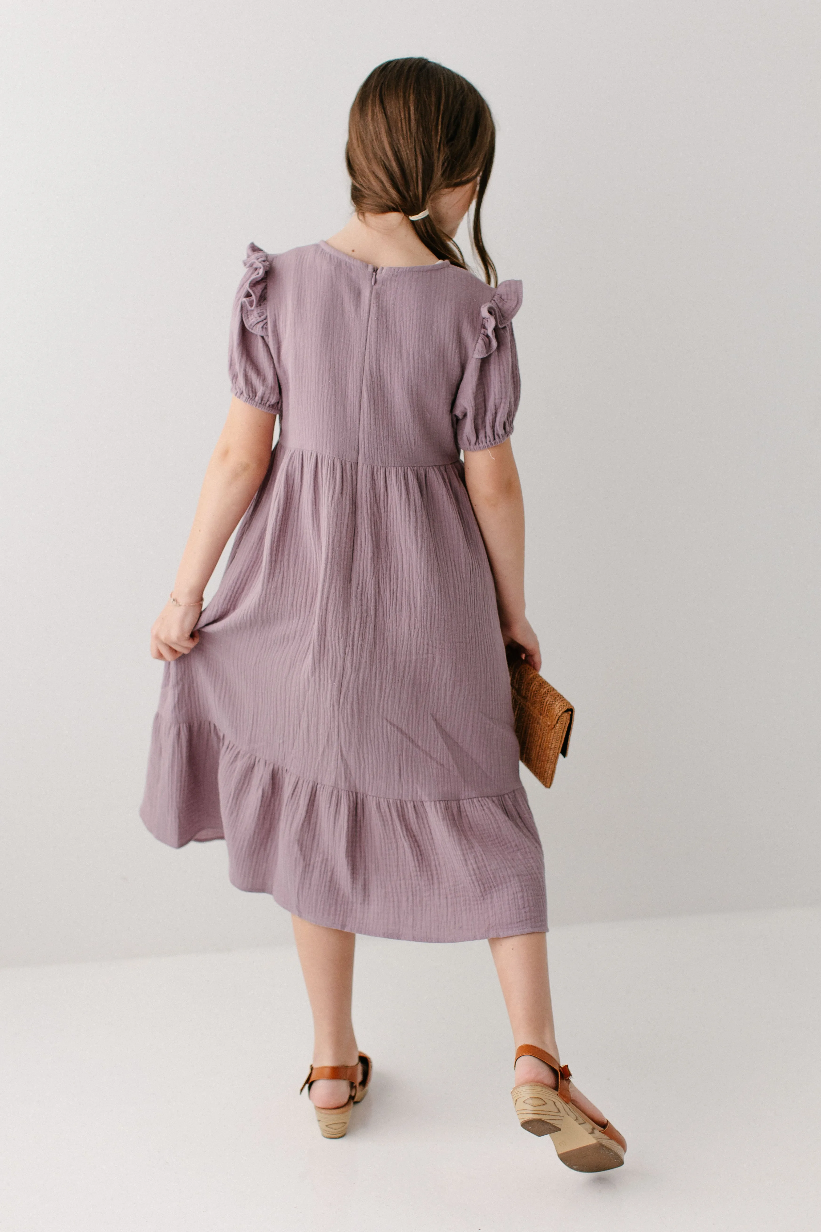 'Evyona' Girl Cotton Gauze Dress