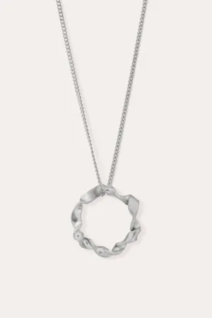 Flux - Platinum Plated Sterling Silver Necklace