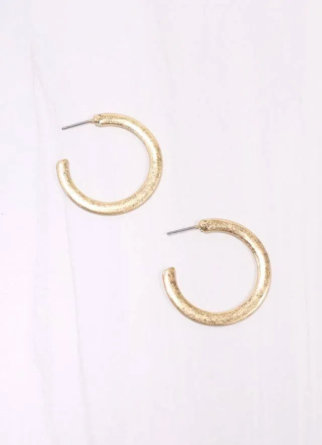 Gleeson Hoop Earring Gold