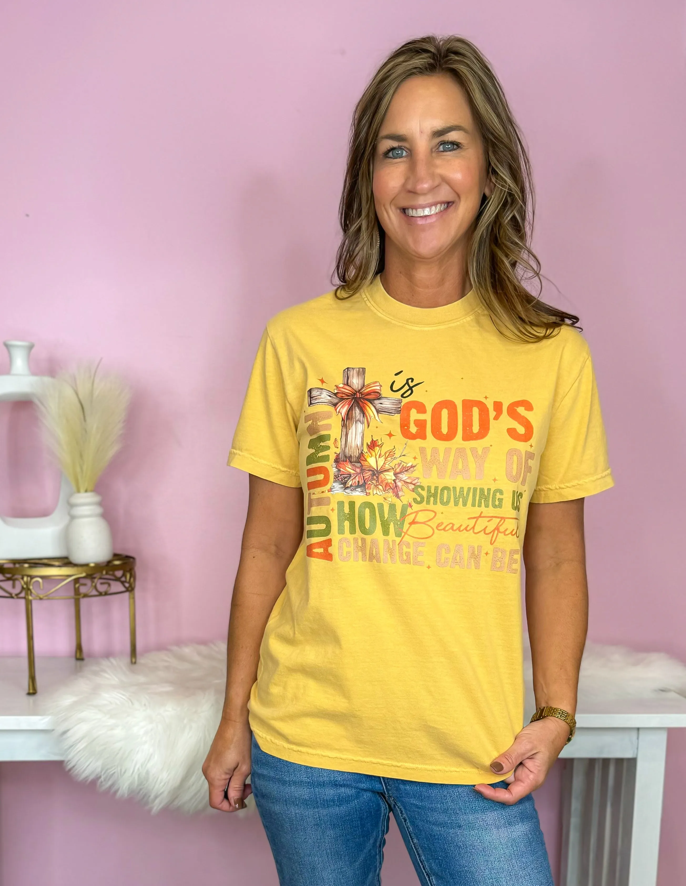 God's Way Autumn Graphic Tee