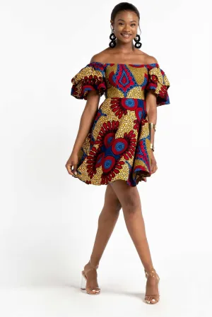 JUNIA African Print Women's Dress