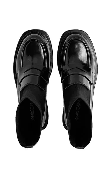 Marccain Pull On Loafer Black