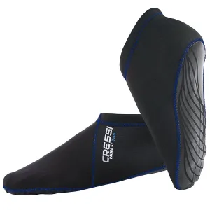 Open Box Cressi Palma ST 3mm Short Socks-Black / Blue-SMMD