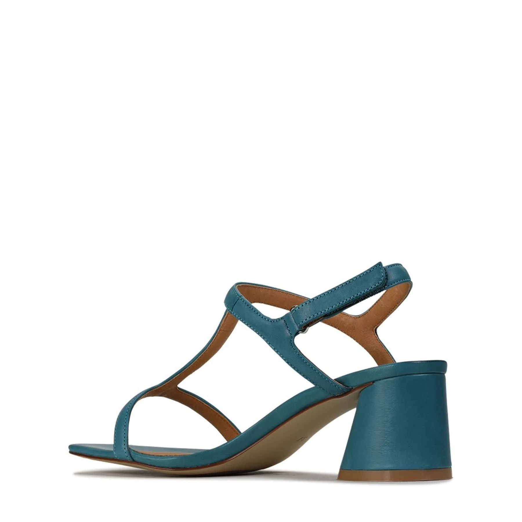 PETRAS LEATHER HEEL ARCHIVE SANDAL