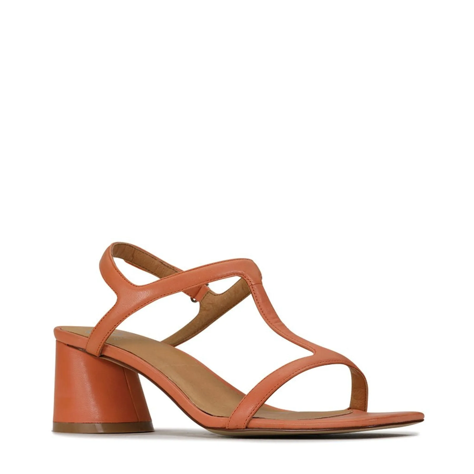 PETRAS LEATHER HEEL ARCHIVE SANDAL