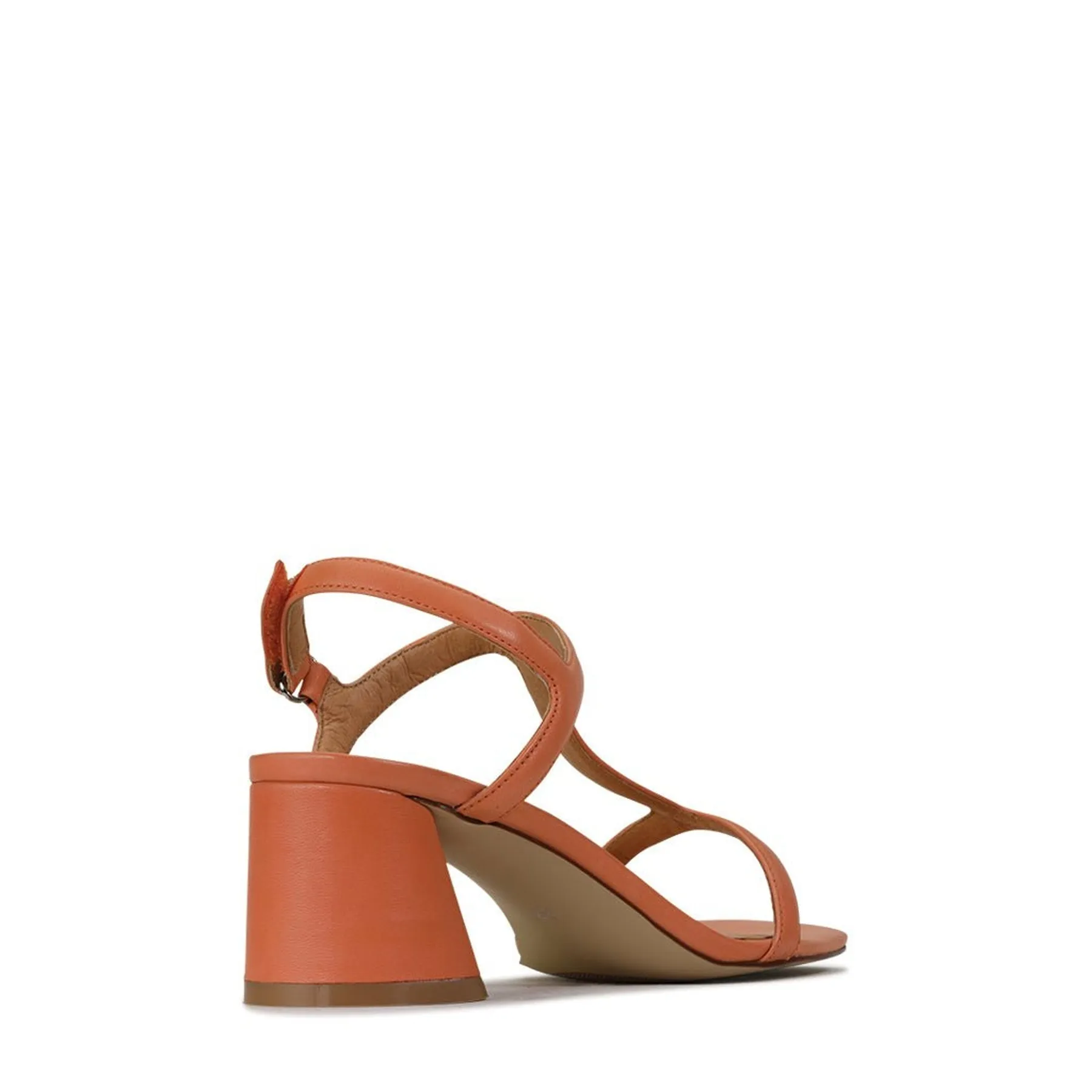 PETRAS LEATHER HEEL ARCHIVE SANDAL