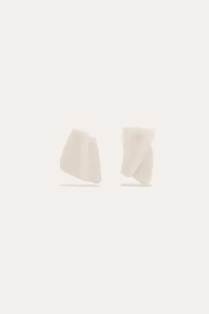 Pleat - Ceramic Earrings