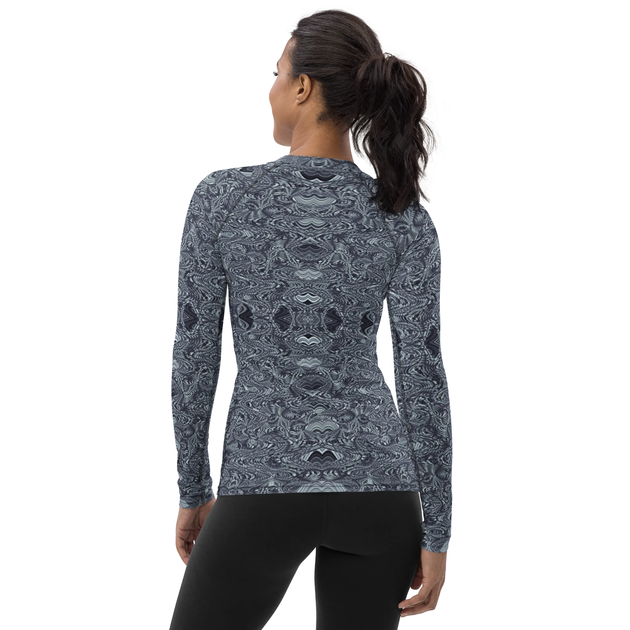 Recursia Alchemical Vision I Women's Rash Guard In Blue