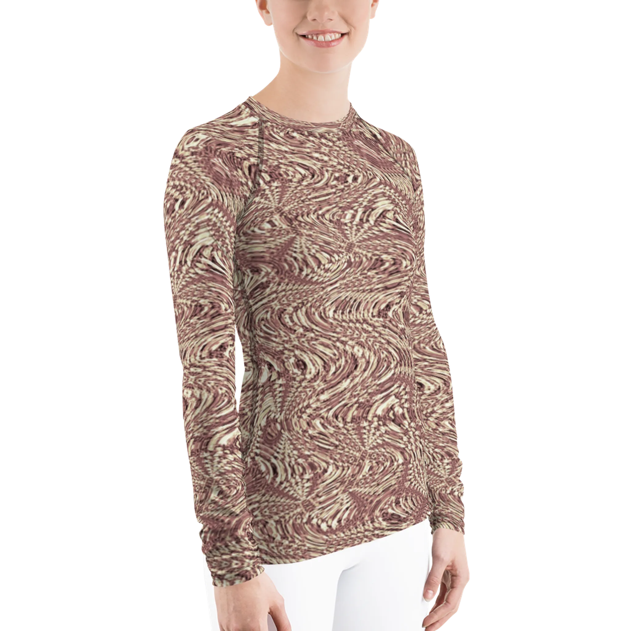 Recursia Alchemical Vision Women's Rash Guard In Pink