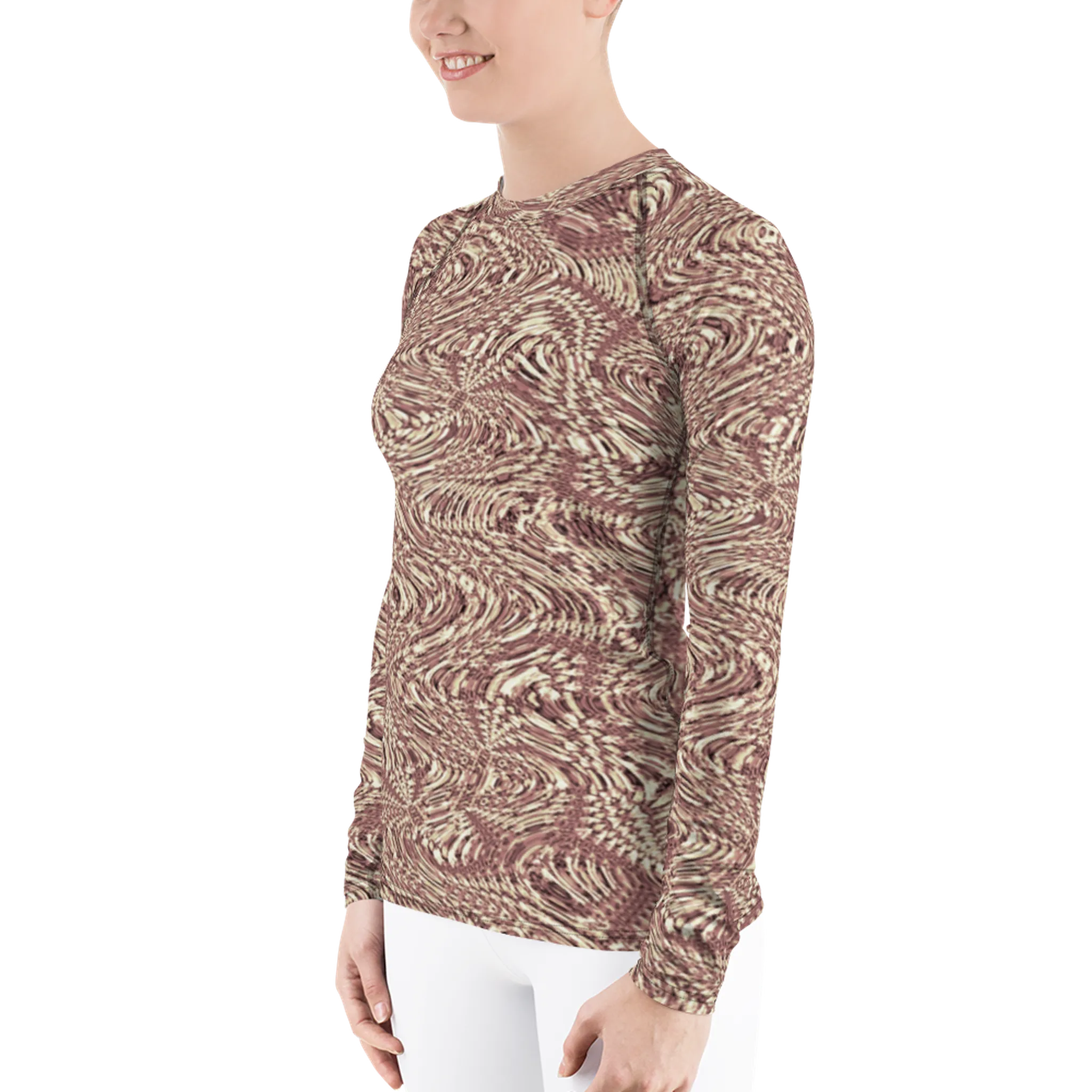 Recursia Alchemical Vision Women's Rash Guard In Pink