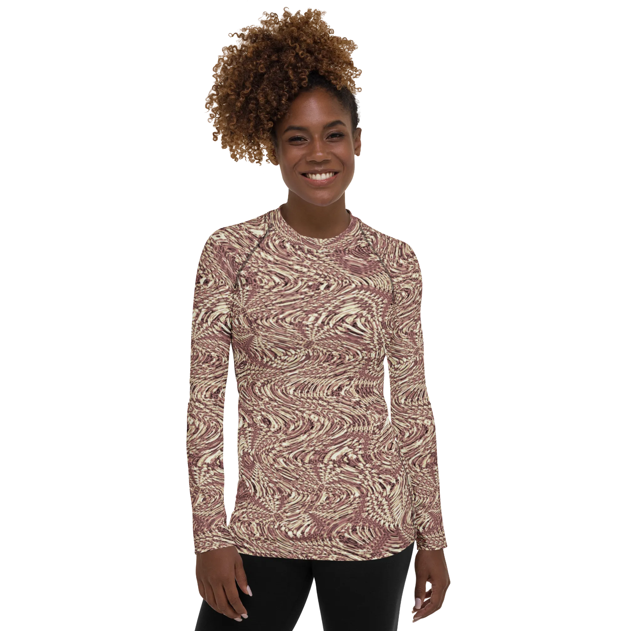 Recursia Alchemical Vision Women's Rash Guard In Pink