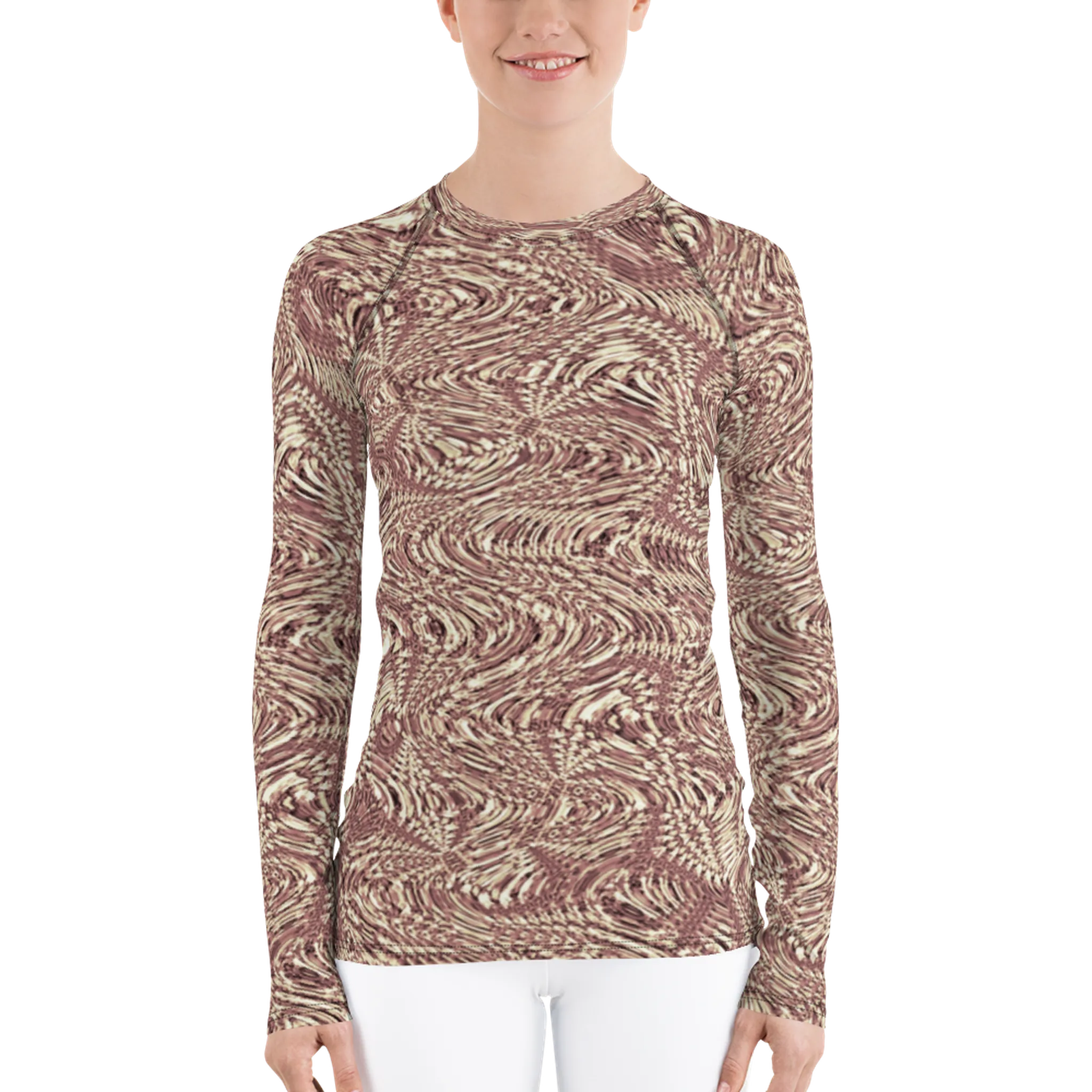 Recursia Alchemical Vision Women's Rash Guard In Pink