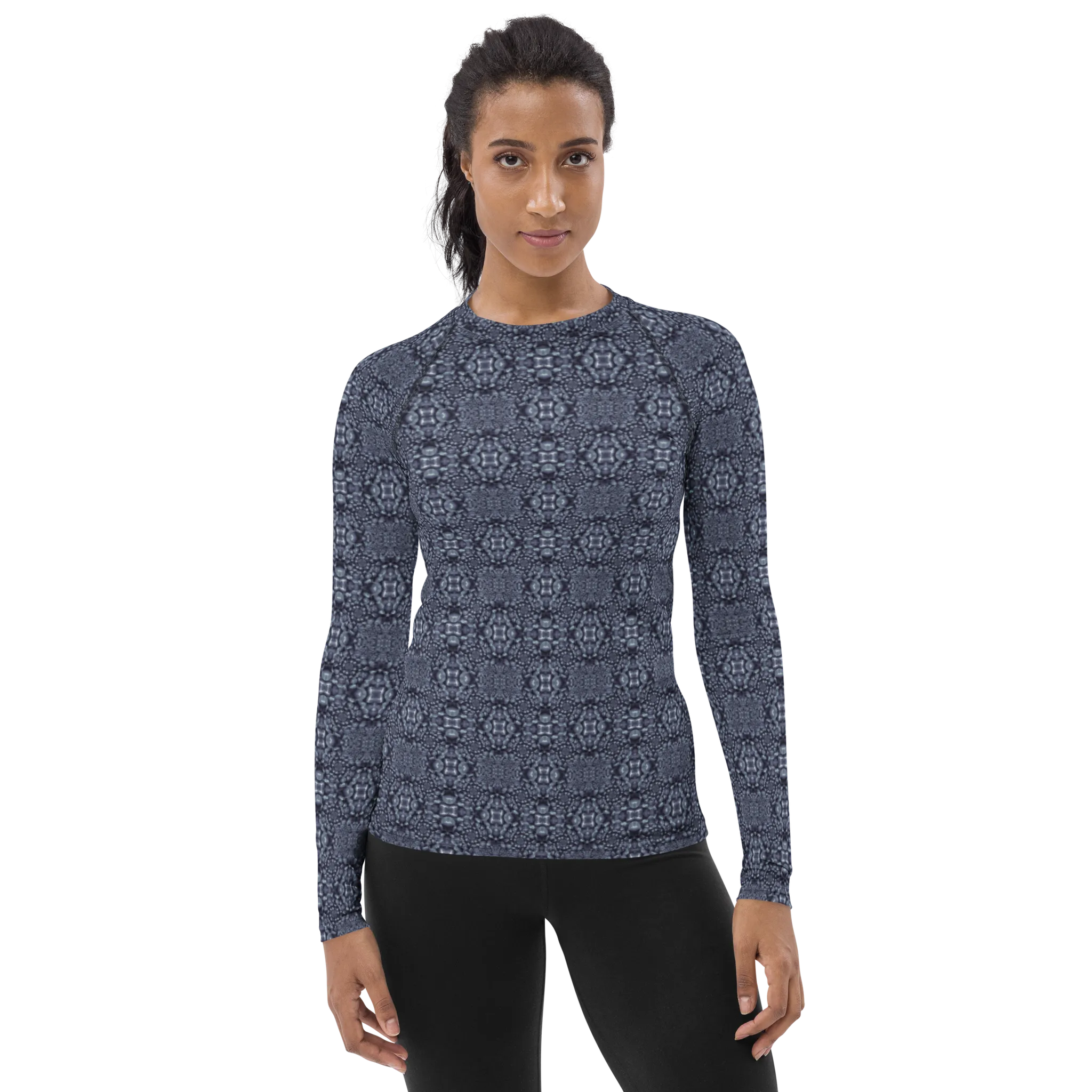 Recursia Indranet Women's Rash Guard In Blue