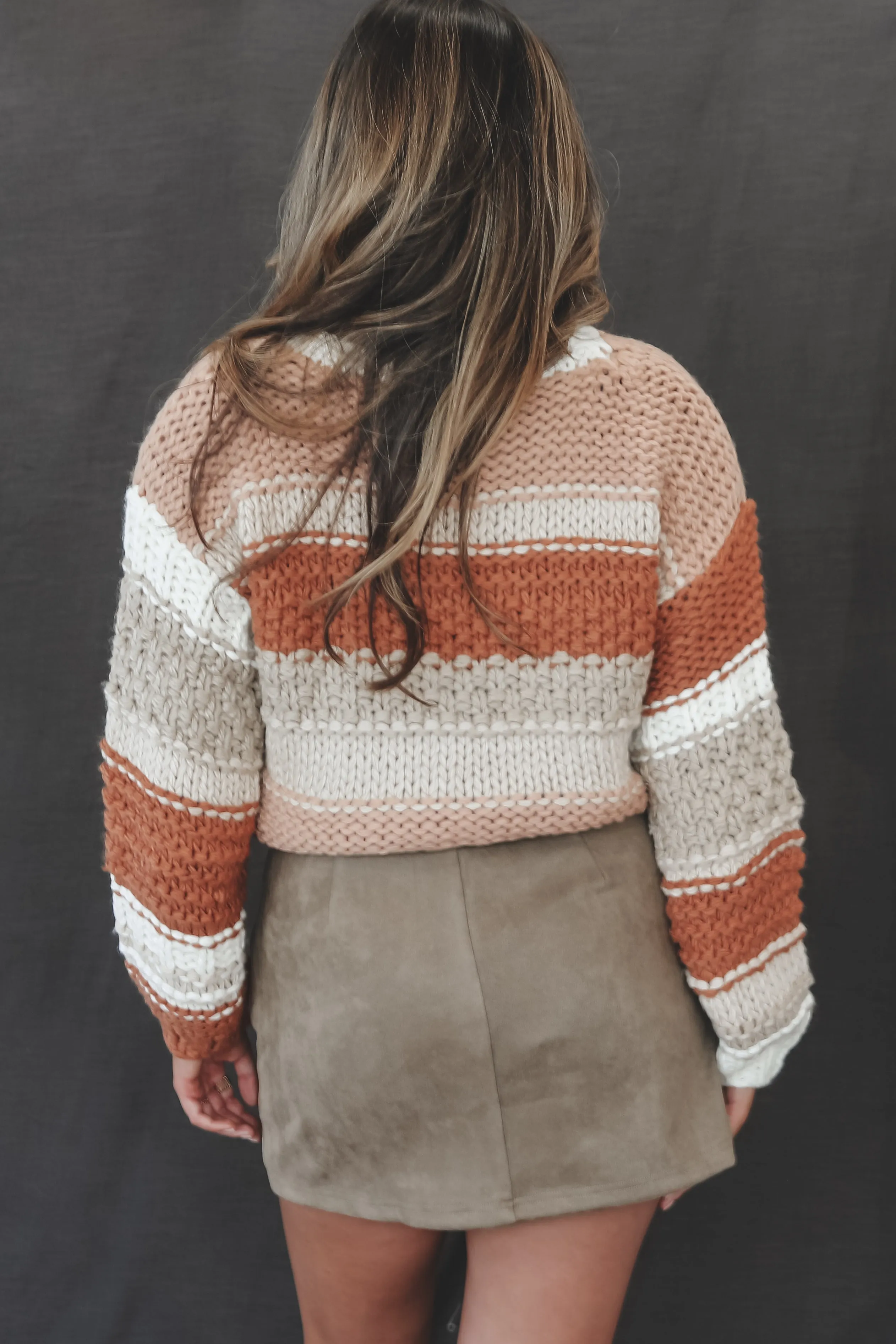 Sadie & Sage Butter Pecan Chunky Sweater