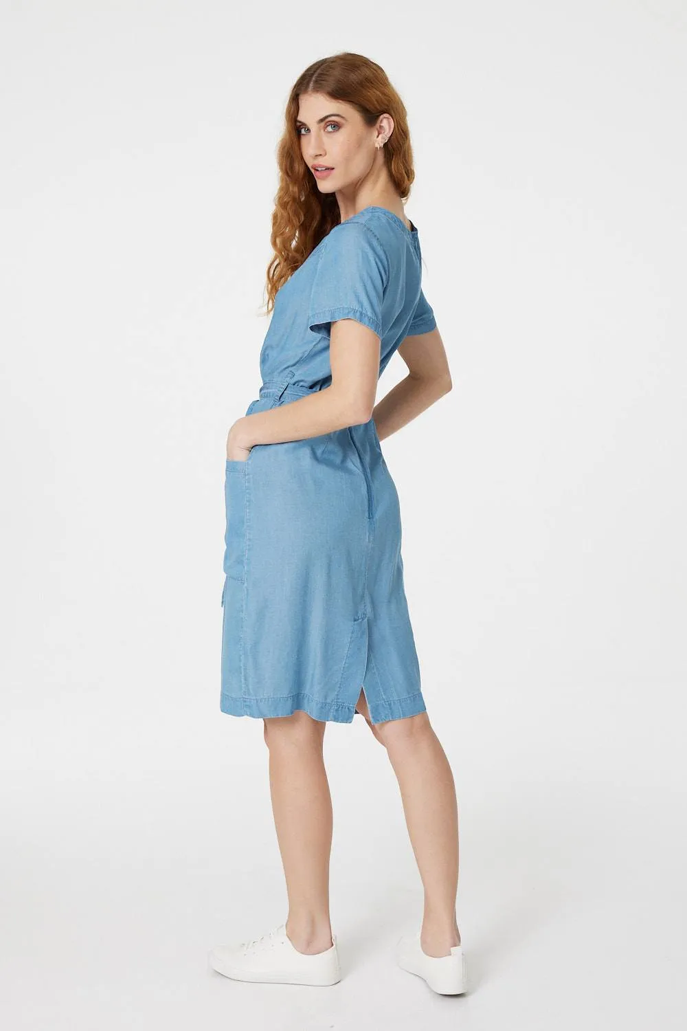 Short Sleeve Shift Dress