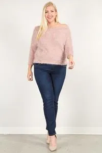 Textured Long Sleeve Top