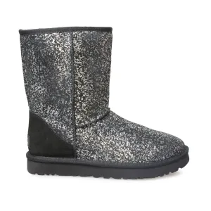 UGG Classic Short II Foil Glam Black Boots - Women's