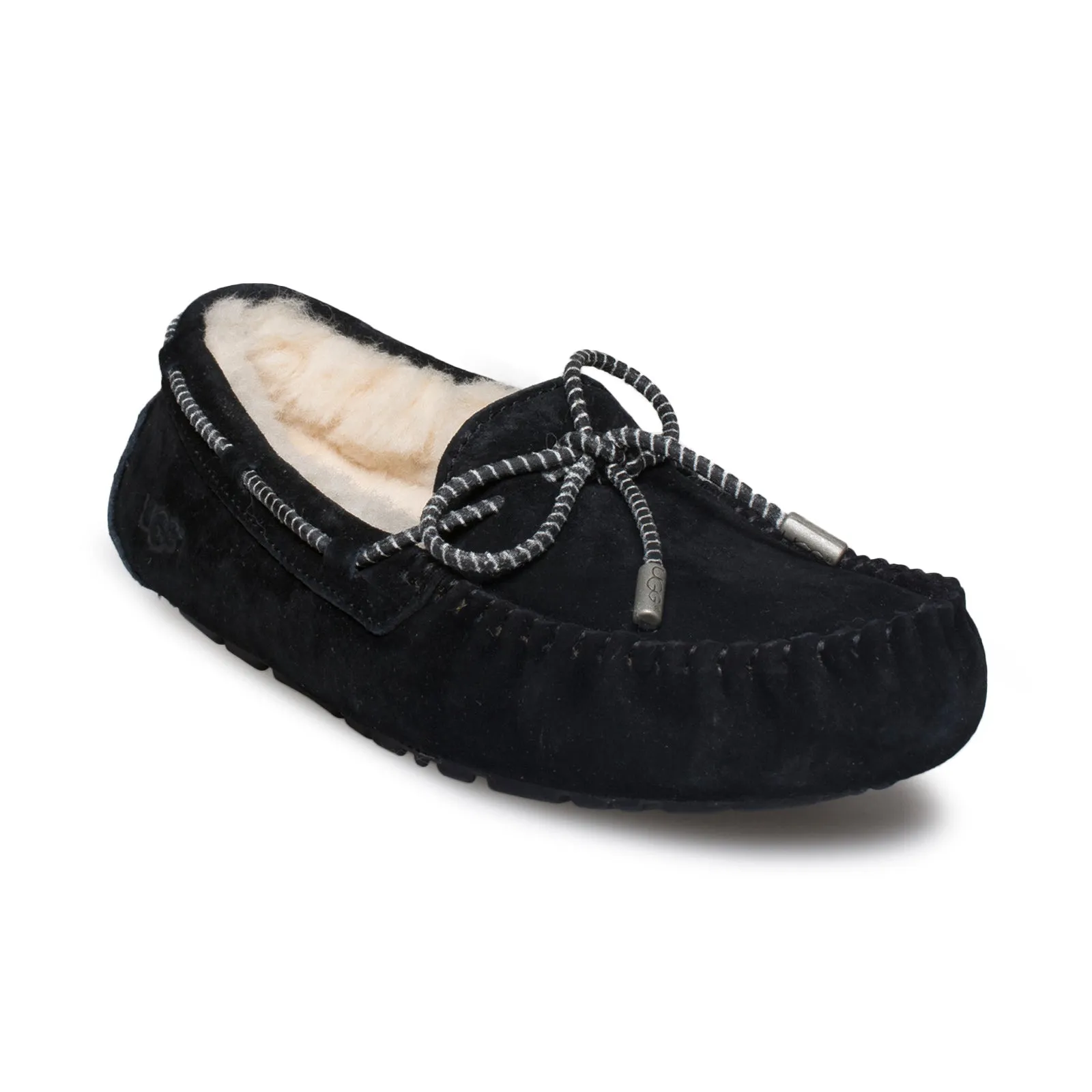 UGG Dakota Swirl Black Slippers