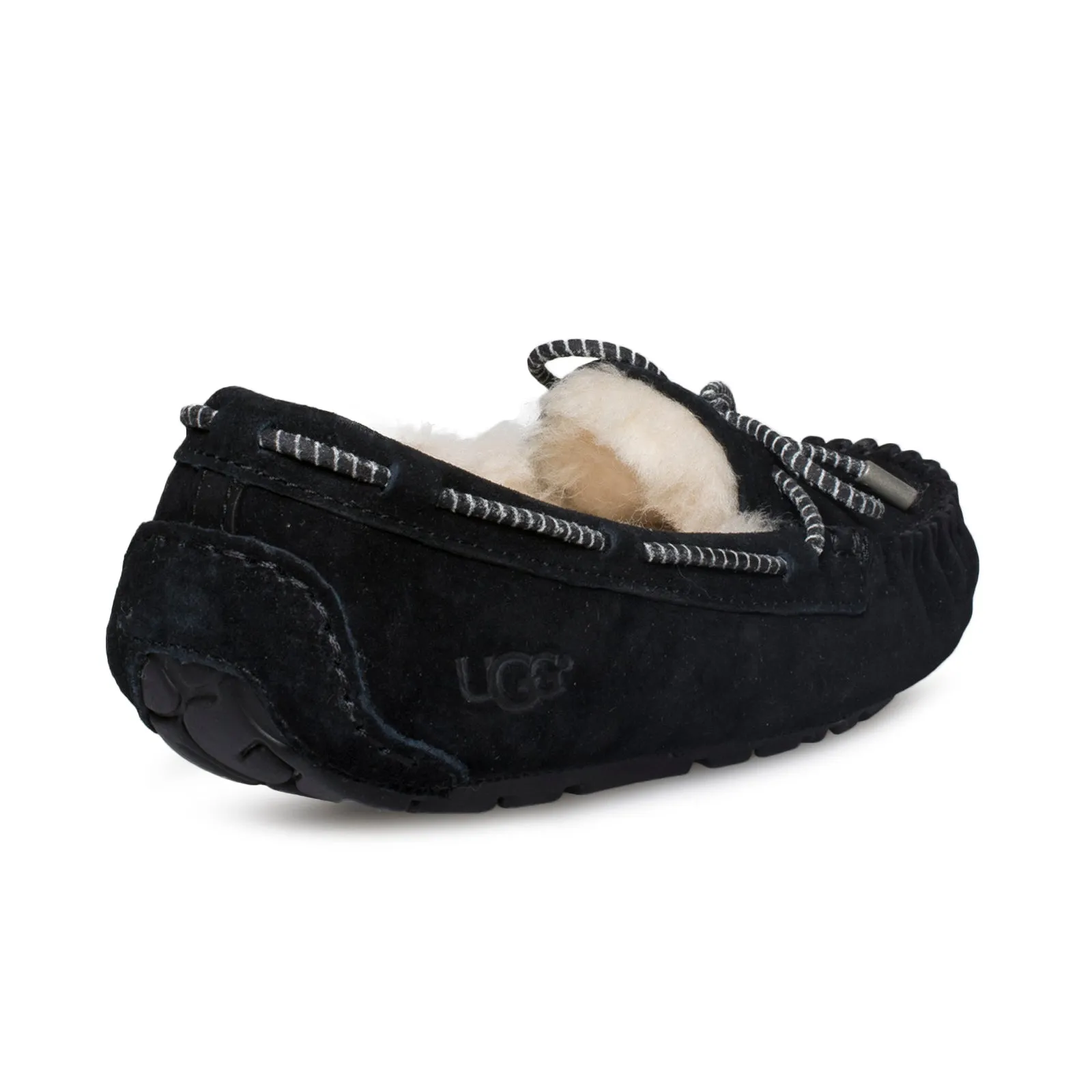 UGG Dakota Swirl Black Slippers