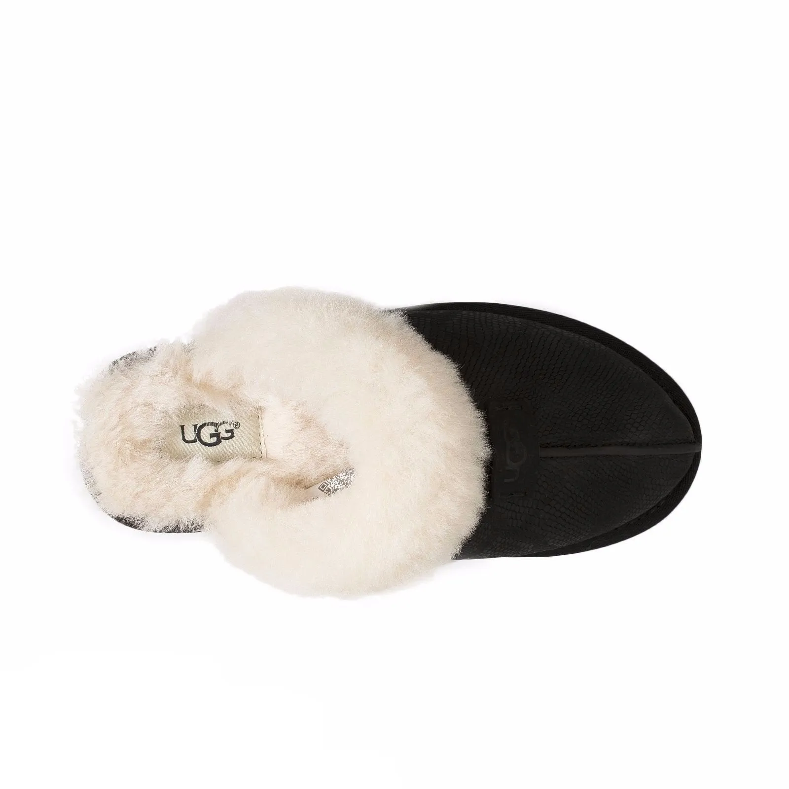 UGG Scuffette II Snake Black Slippers