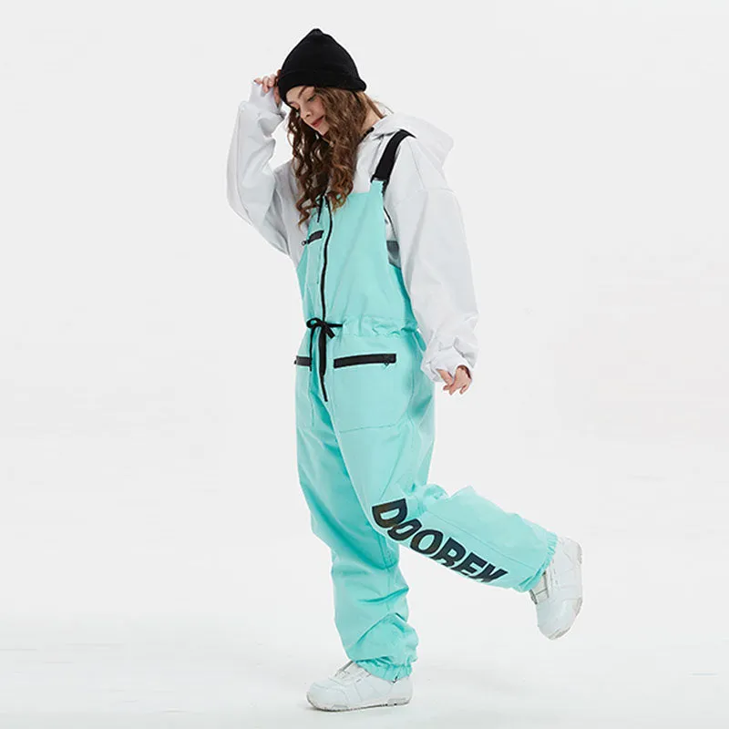 Women's DOOREK Unisex Camden Overall Snowboard Bibs Snow Pants