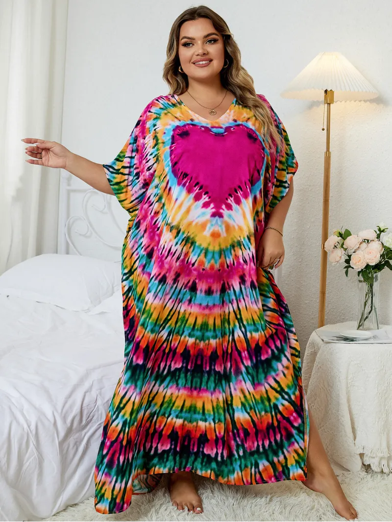 Women's Lightweight  Beach Wear kaftan dress